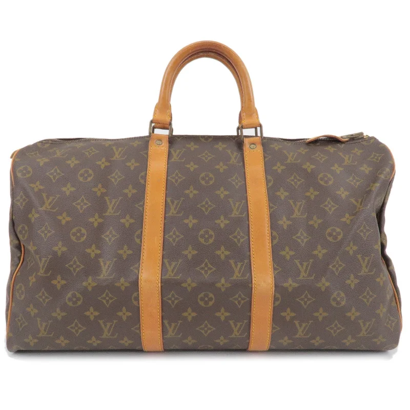 Louis Vuitton Monogram Keep All 50 Boston Bag M41416