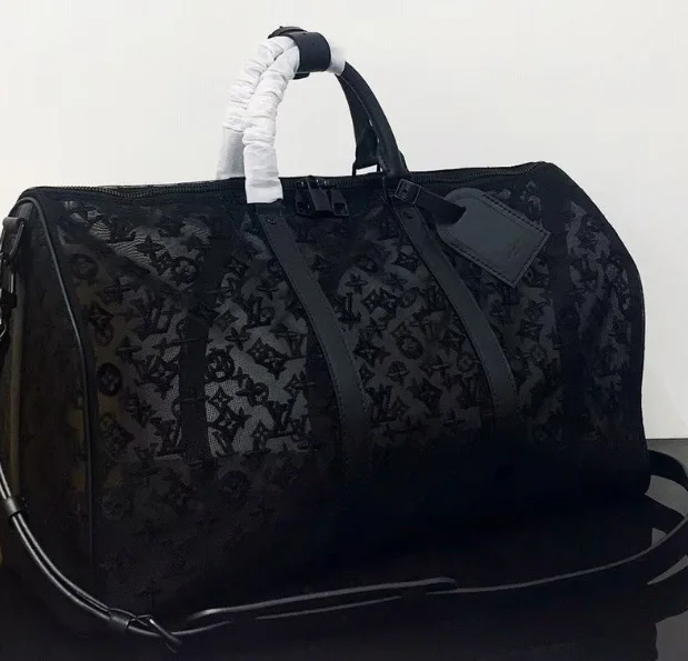 Louis Vuitton Abloh Keepall Bandouliere 50 Mesh Monogram