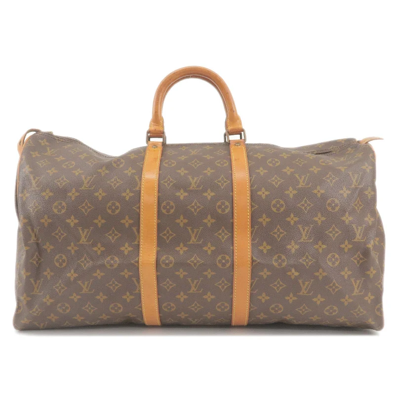 Louis Vuitton Monogram Keep All 55 Boston Bag Old Style M41424